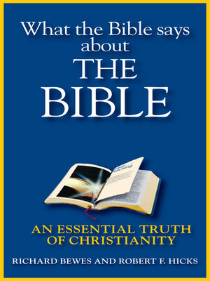 cover image of What the Bible says about the Bible: an Essential Truth of Christianity